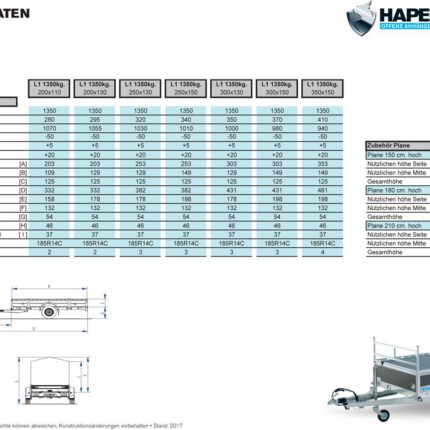 Hapert Azure L-1 – 1500 Aluminium