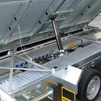Humbaur HTK 3500.31 STAHL E-Pumpe, Rampen und Stützen