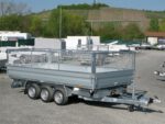 Humbaur HTK 3500.41 ALU Tridem 3 Achser mit Gitteraufsatz 600mm