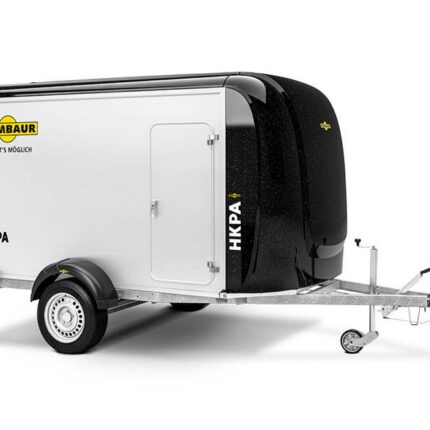 Humbaur HKPA 153217 Aerodynamischer Polybug – Aluminium-Aufbau – Airlineschienen