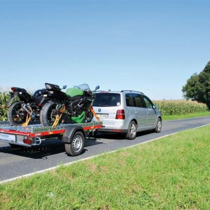 STEMA STM O1 7.5-25-13.1 Rot gepulvert – Motorradtransporter